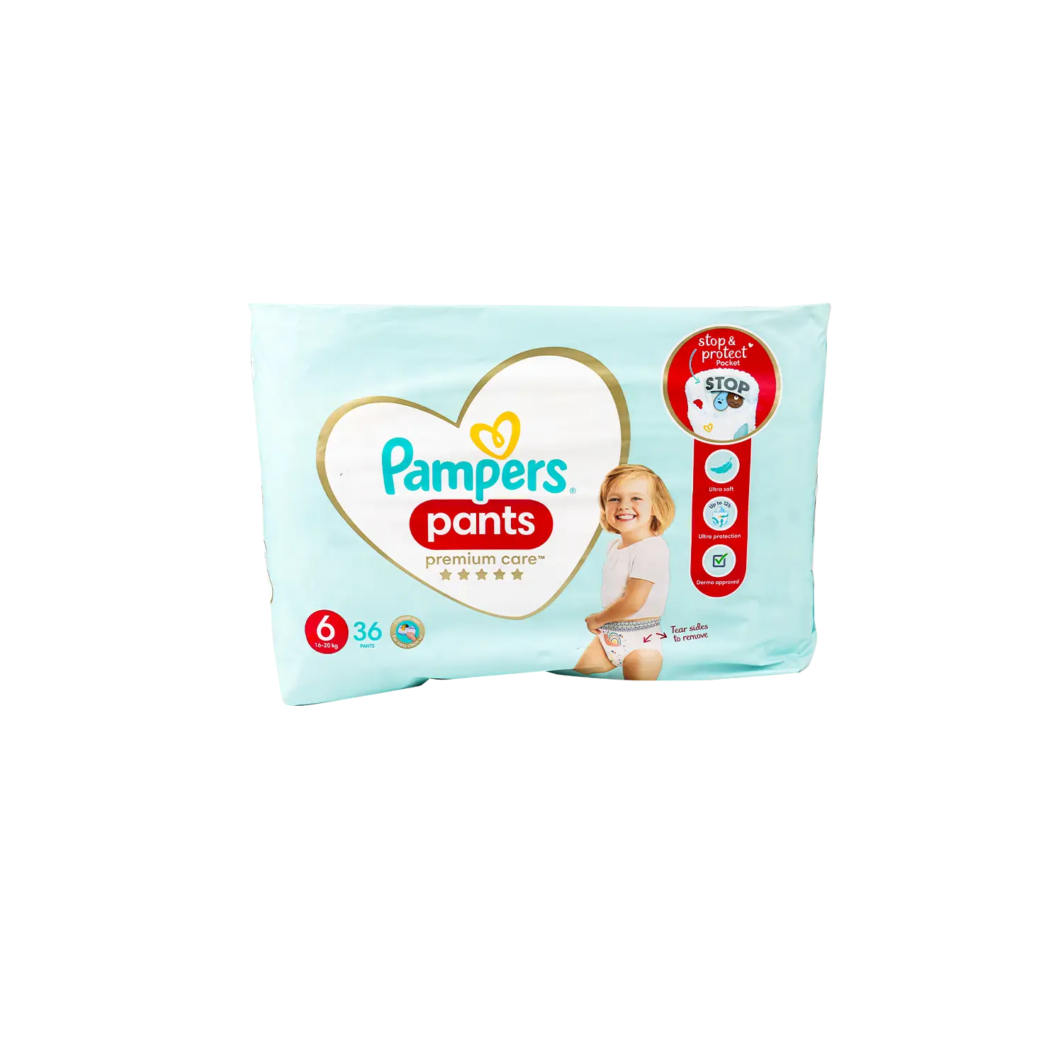 Pampers Premium Care Pants No.6 (16-20Kg) 36Pcs