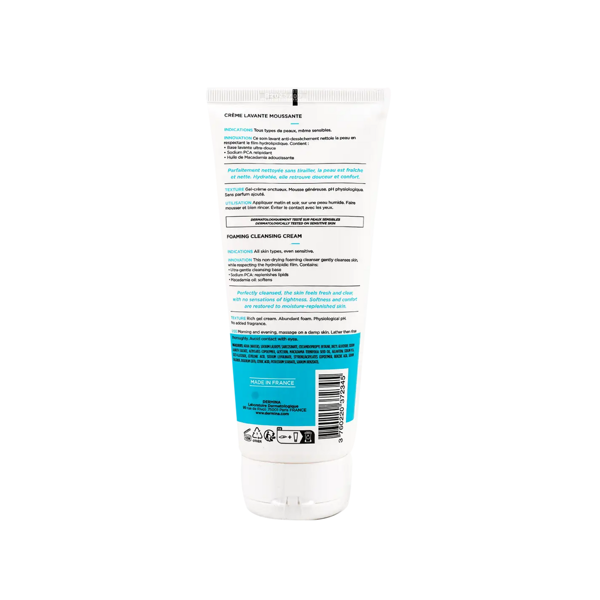 53648-Dermina Hydralina Foaming Cleansing Cream 200ml +1