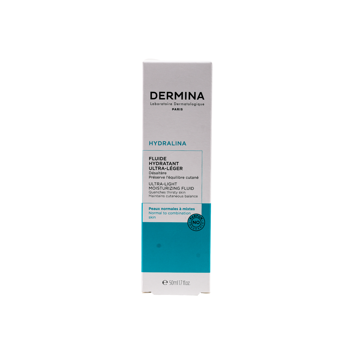 Dermina Hydralina Ultra-Light Moisturizing Fluid 50ml