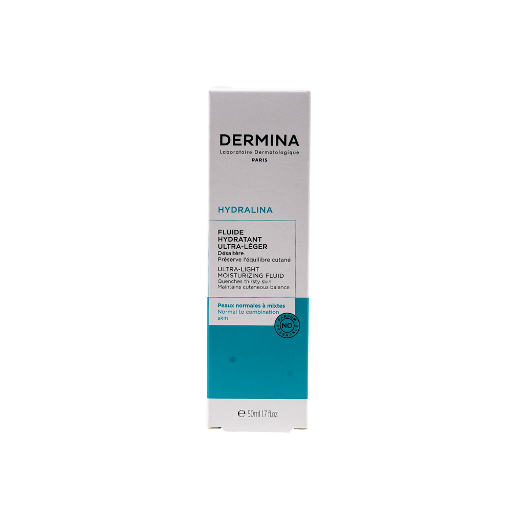 Dermina Hydralina Ultra-Light Moisturizing Fluid 50ml