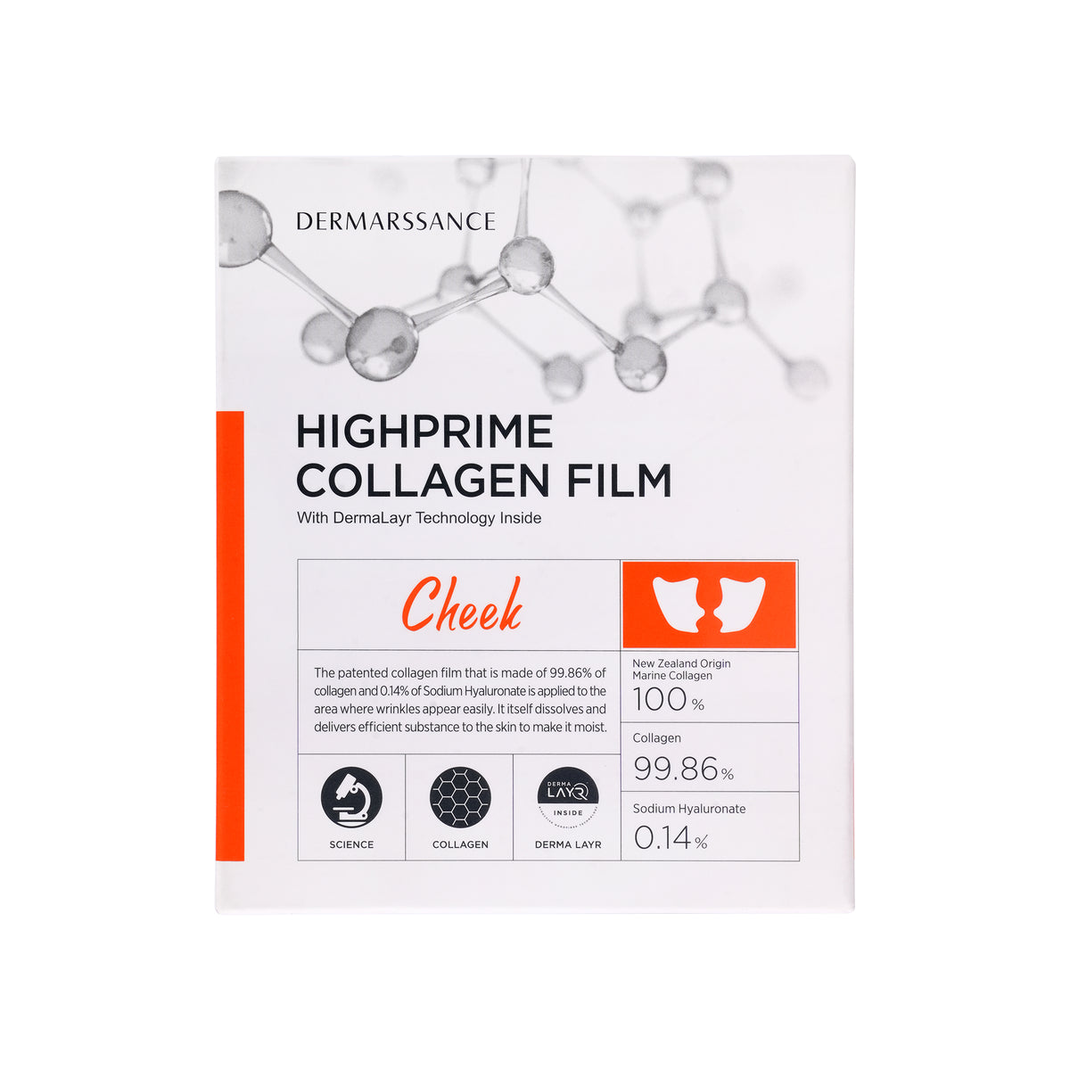 53655-Dermarssance-Highprime Collagen Flim 5pcs-Cheek