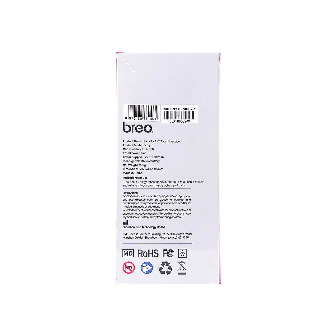 53660-Breo Scalp Trilogy Massager +4