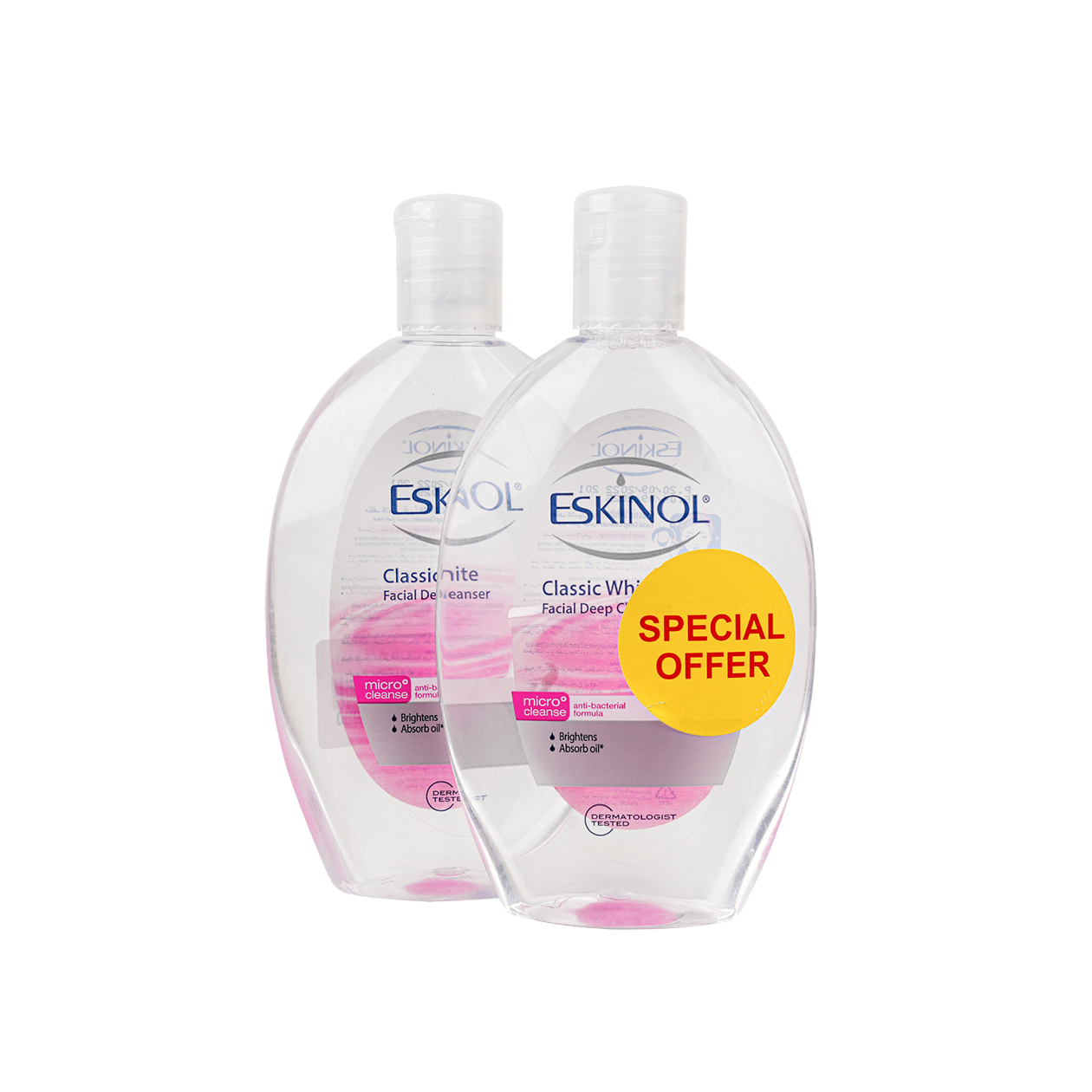 Eskinol Classic White Facial Deep Cleanser 225ml 1+1Offer