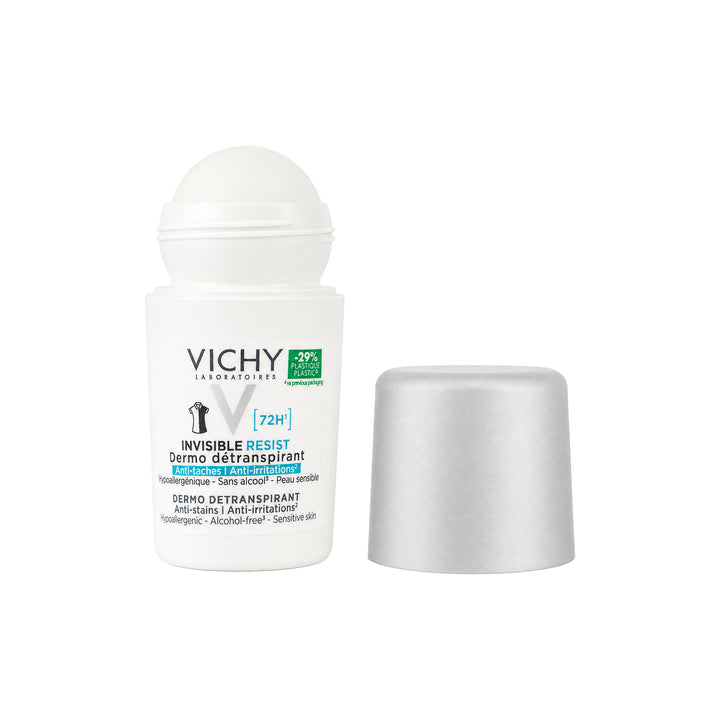 -Vichy Deo Roll Invisible Resist 72H 50ml-White +2