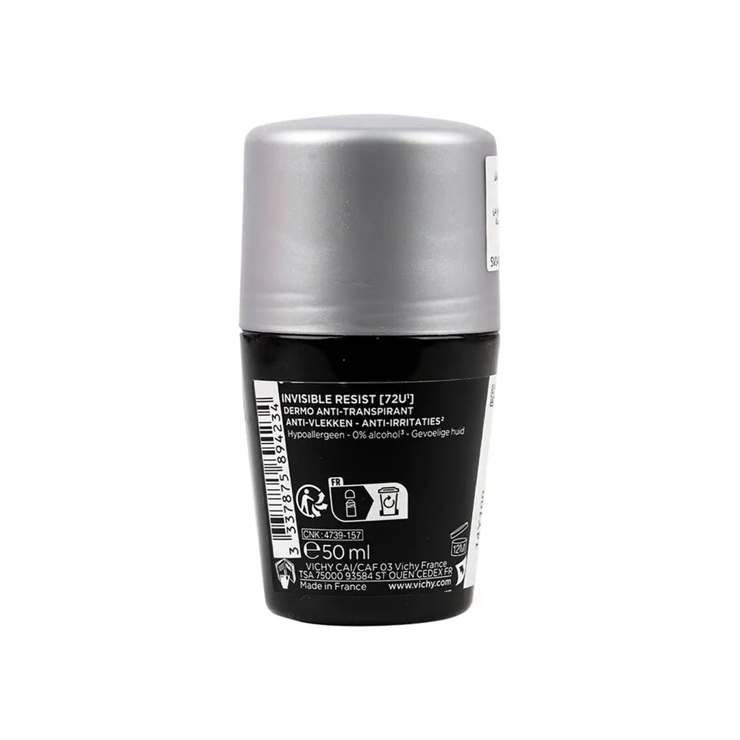 Vichy Deo Roll Invisible Resist 72H 50ml-Black