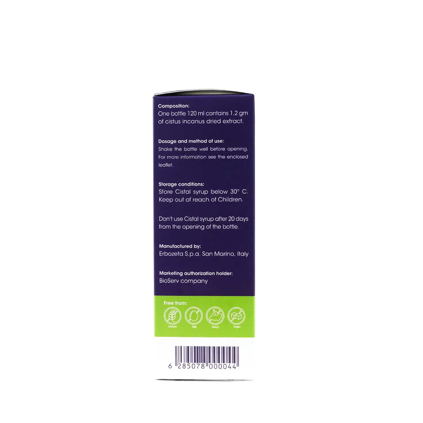 Cistal Cold & Cough Syrup 120ml