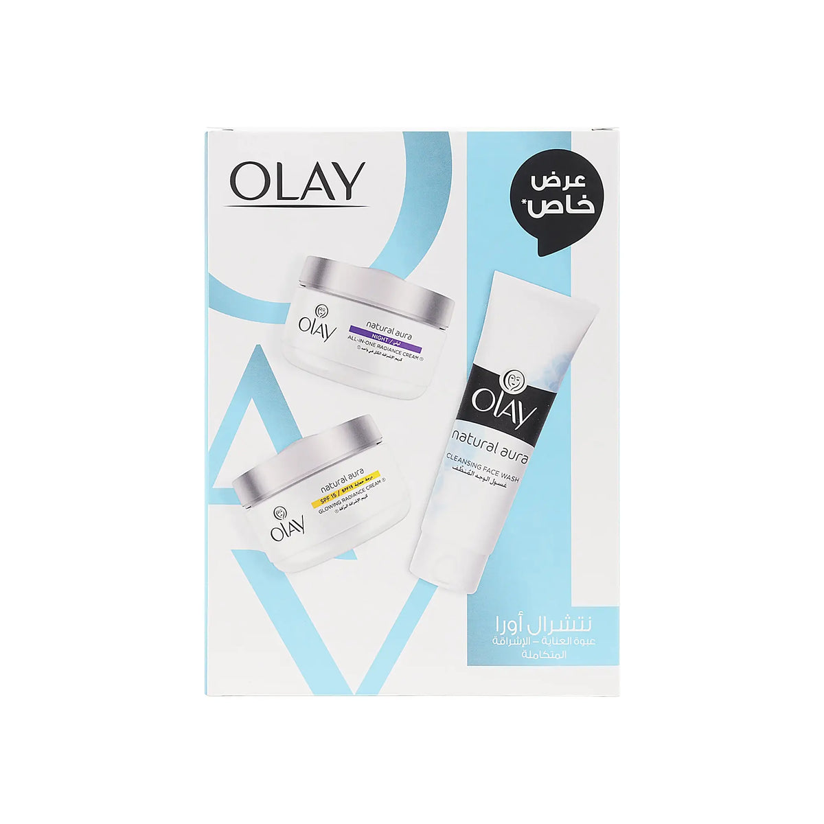 53709-Olay Natural Aura All-In-One Glow Regimen Pack