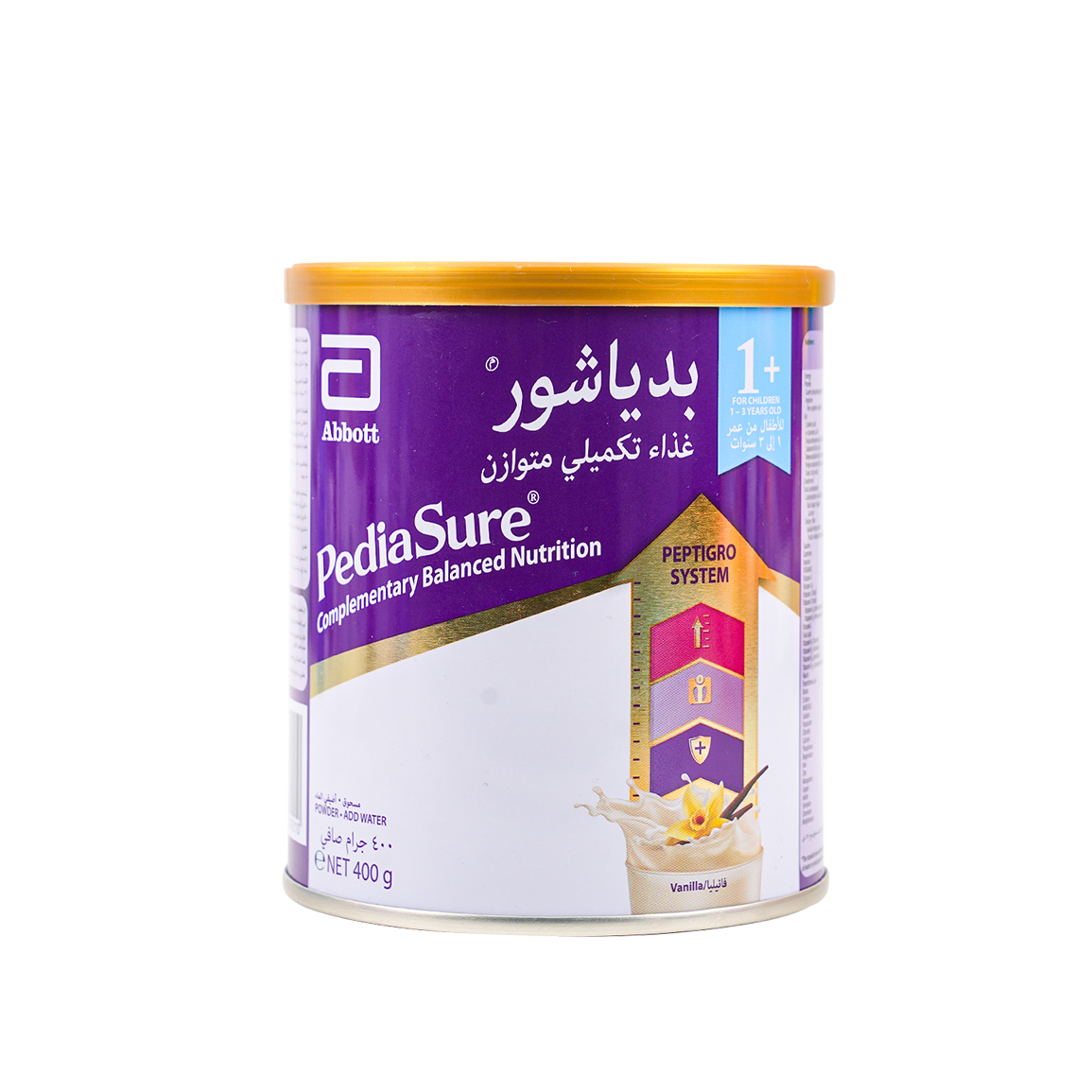 Pediasure Peptigro System Powder 1+ Vanilla 400GM