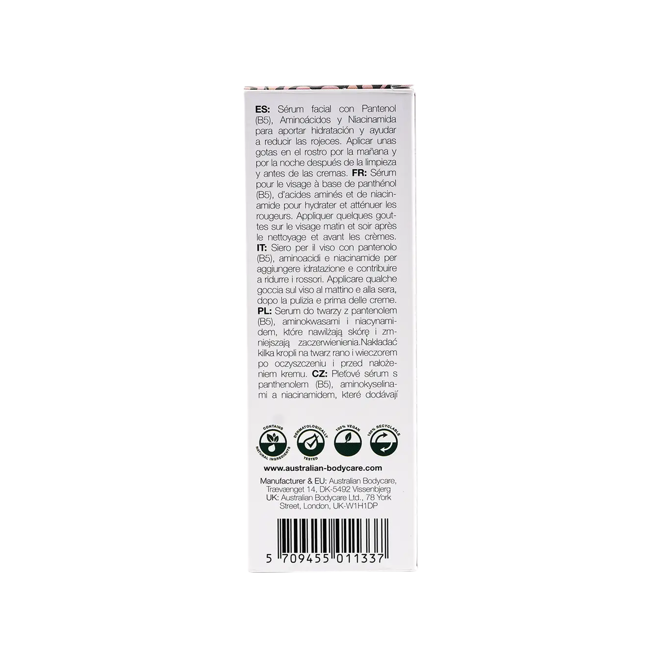 Australian Body care Panthenol Serum 30ml