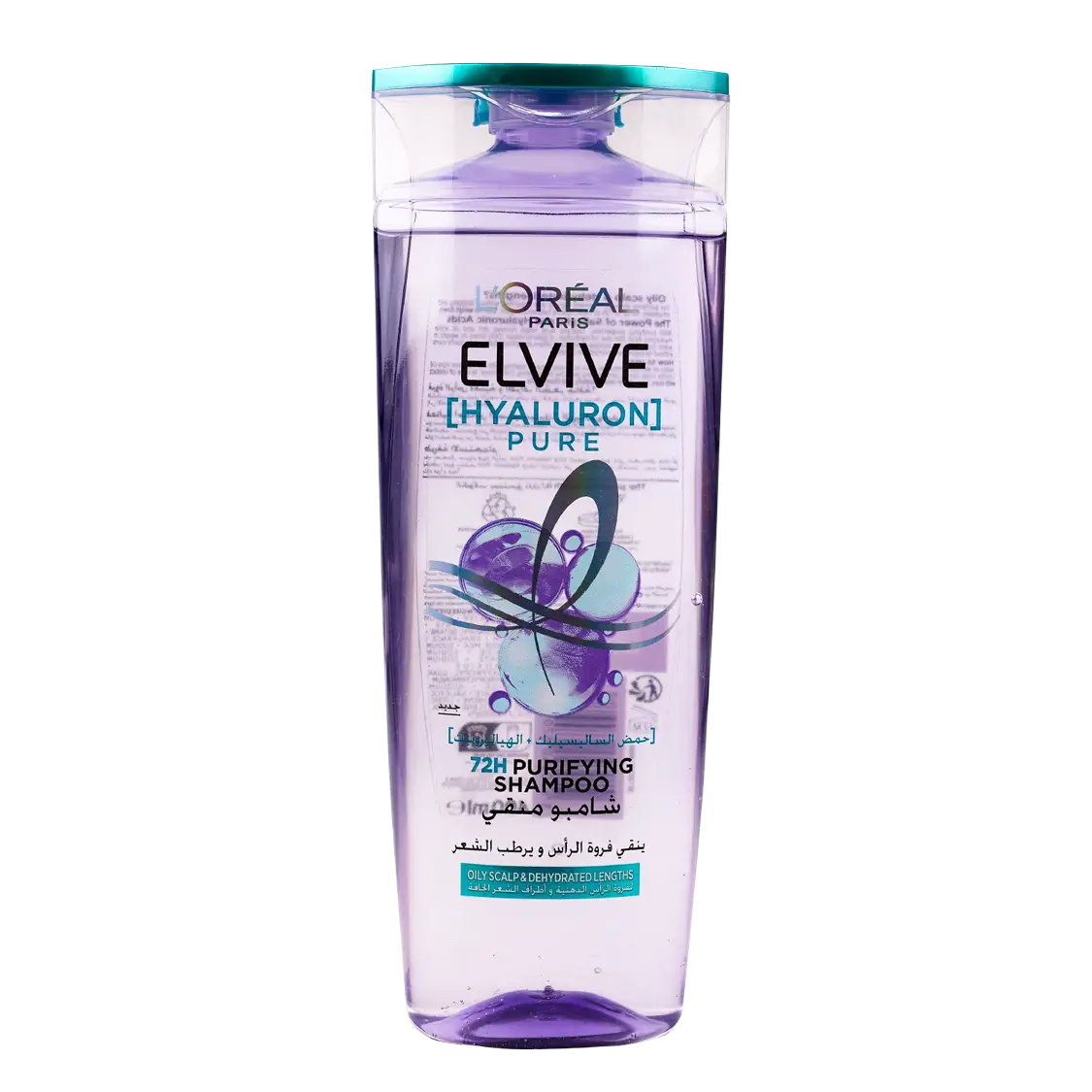 53731-L'oreal Elvive Hyaluron Pure 72H Shampoo 400ml