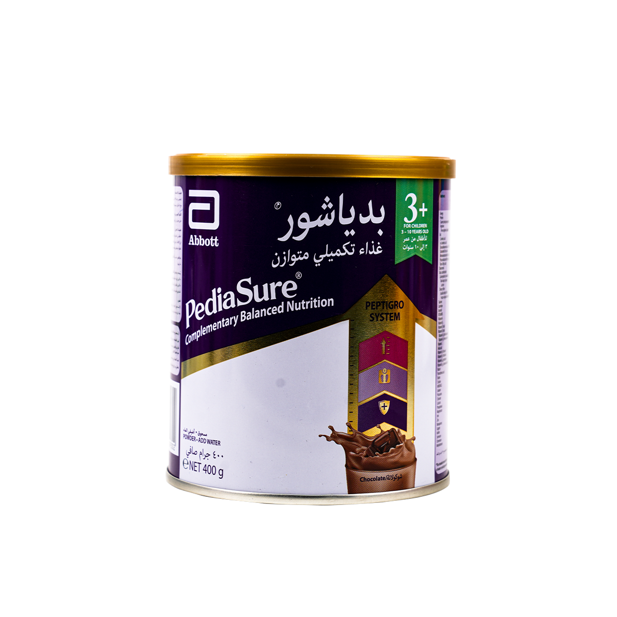 Pediasure Peptigro System Powder 3+ Chocolate 400GM