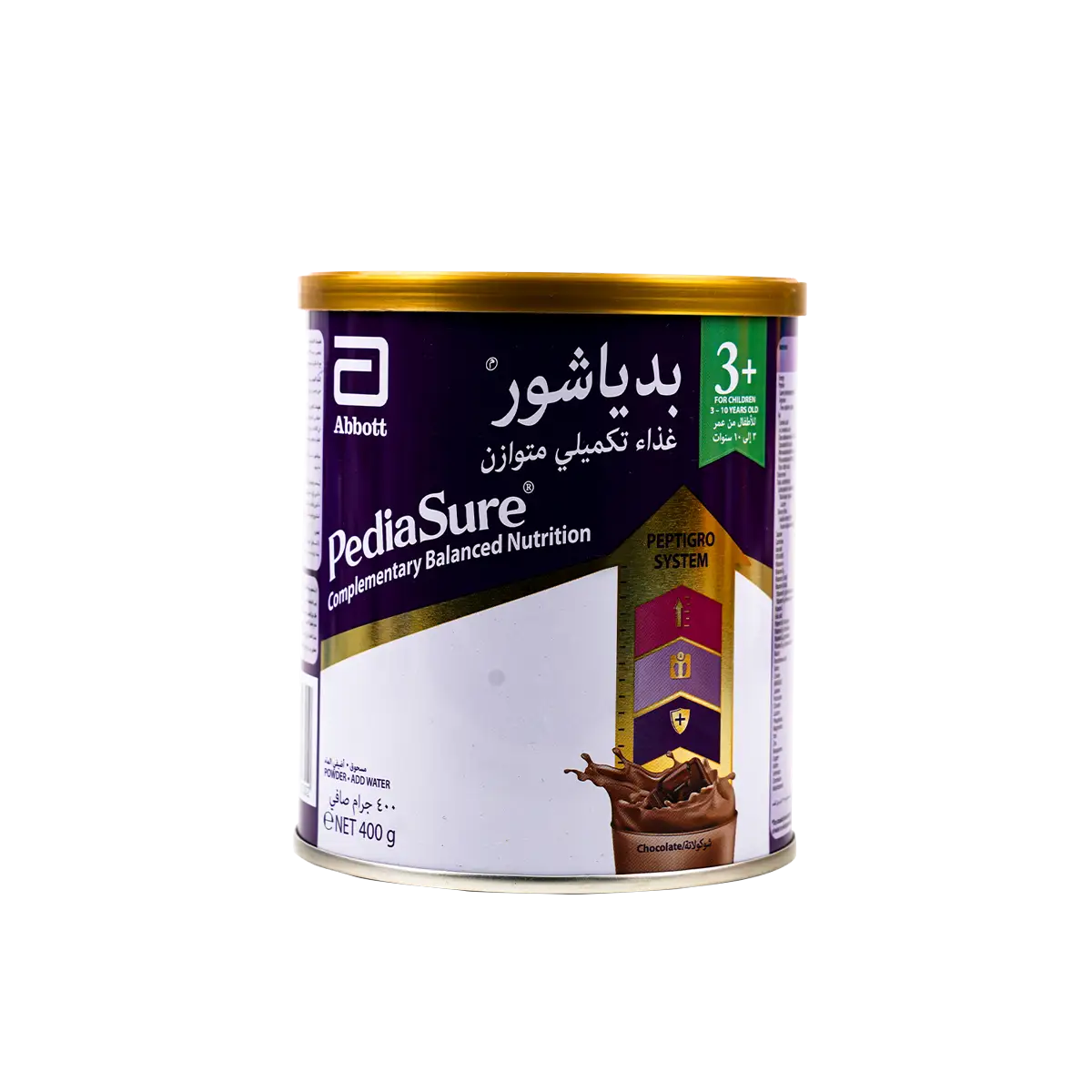 53746-Pediasure Peptigro 3+ (3-10Y)  Chocolate Powder 400g