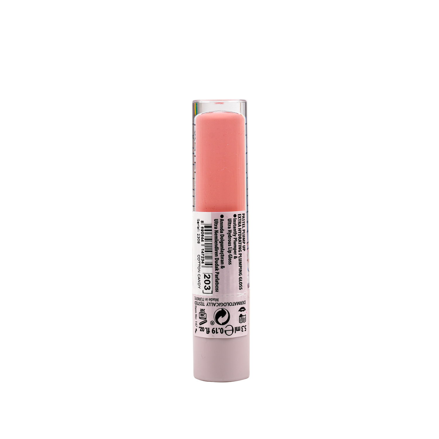 Pastel Plump Up Extra Hydrating Plumping Gloss 5.3ml-203