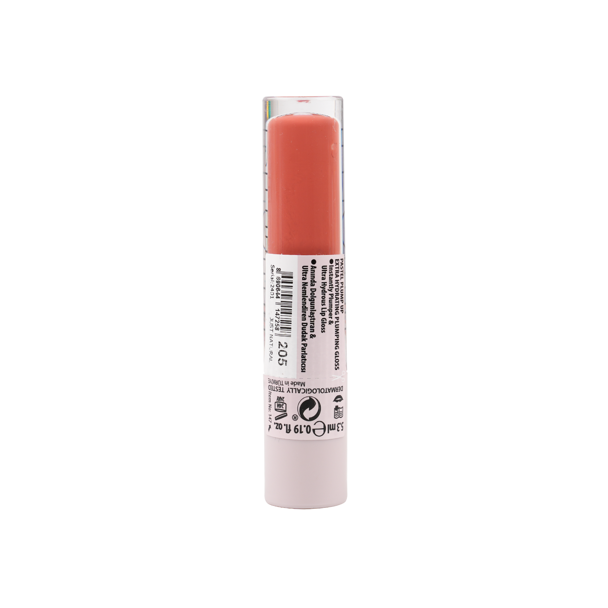 Pastel Plump Up Extra Hydrating Plumping Gloss 5.3ml-205