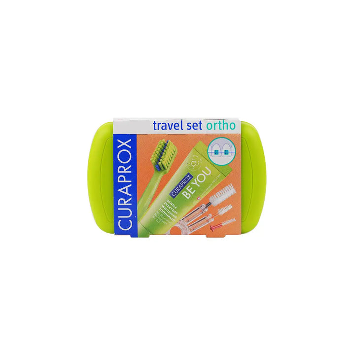 53765-Curaprox Travel Set Ortho-Green