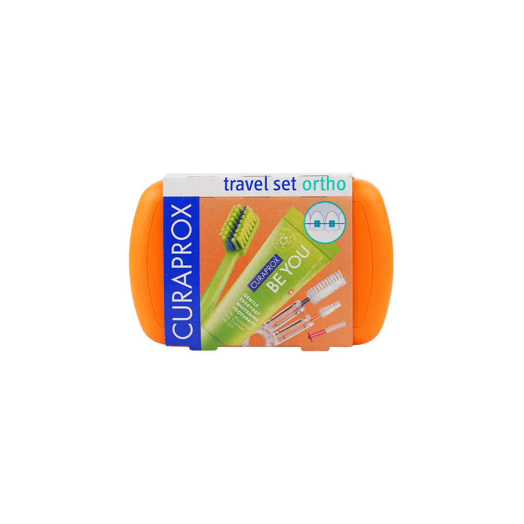 53766-Curaprox Travel Set Ortho-Orange
