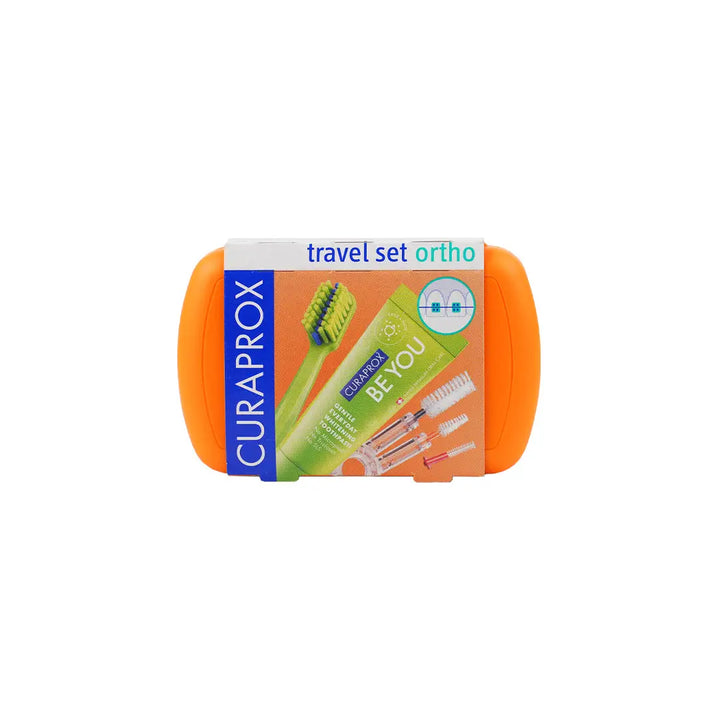 53766-Curaprox Travel Set Ortho-Orange