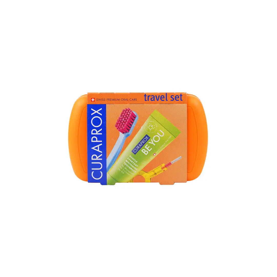 53769-Curaprox Travel Set Standard-Orange