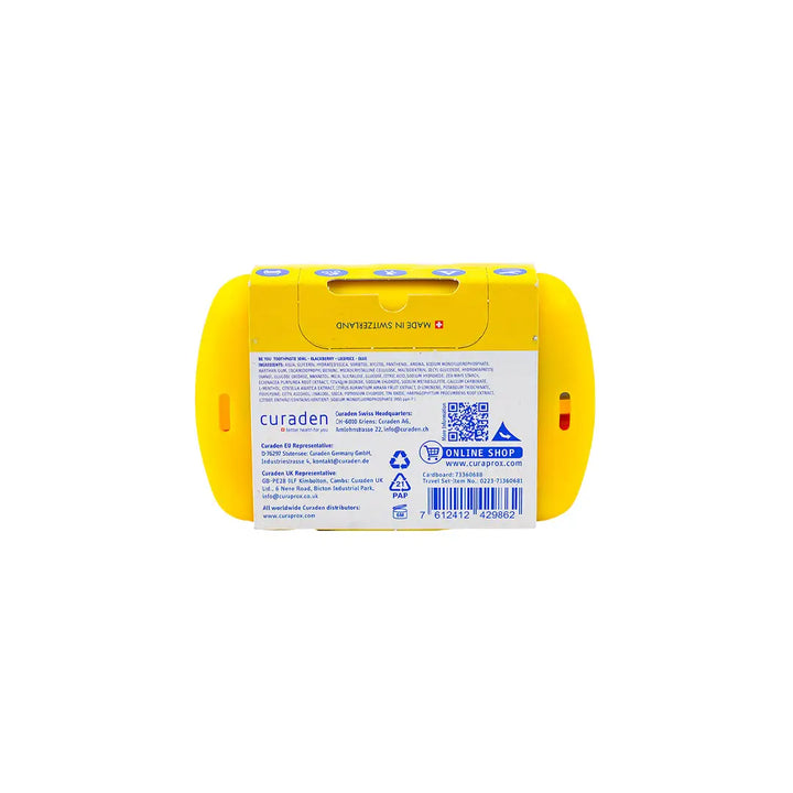 53773-Curaprox Travel Set Standard-Yellow +1