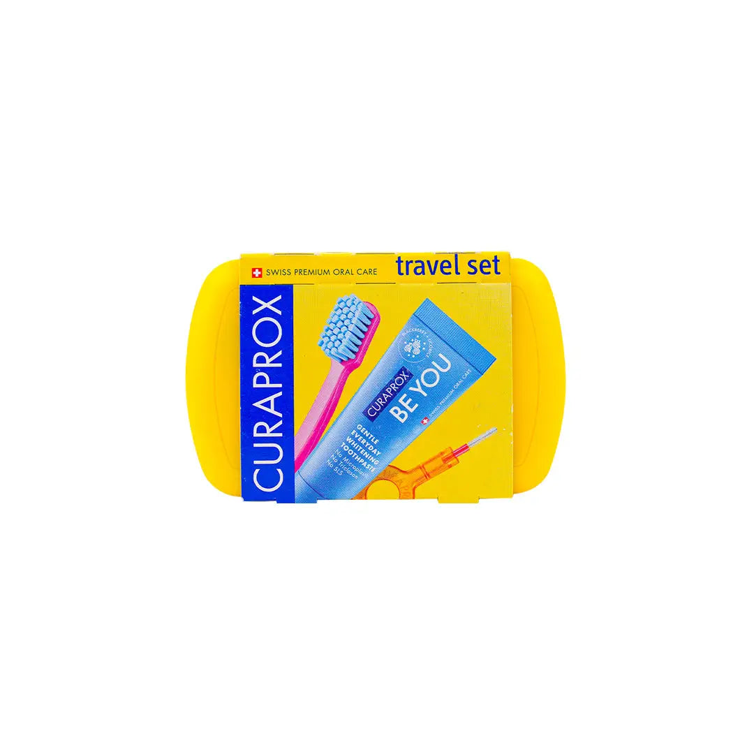 53773-Curaprox Travel Set Standard-Yellow
