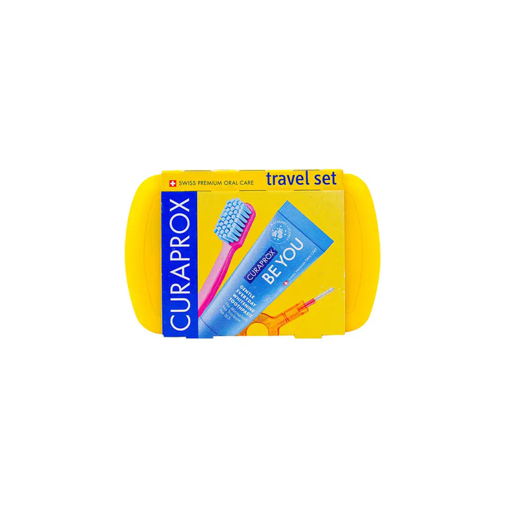 53773-Curaprox Travel Set Standard-Yellow