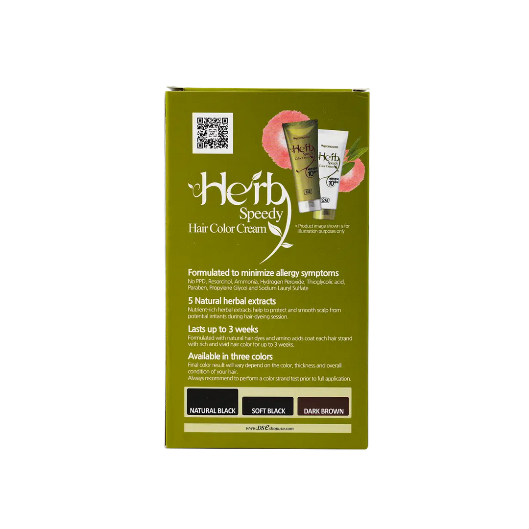 53778-Herb Speedy Hair Color Cream-Natural Black +3