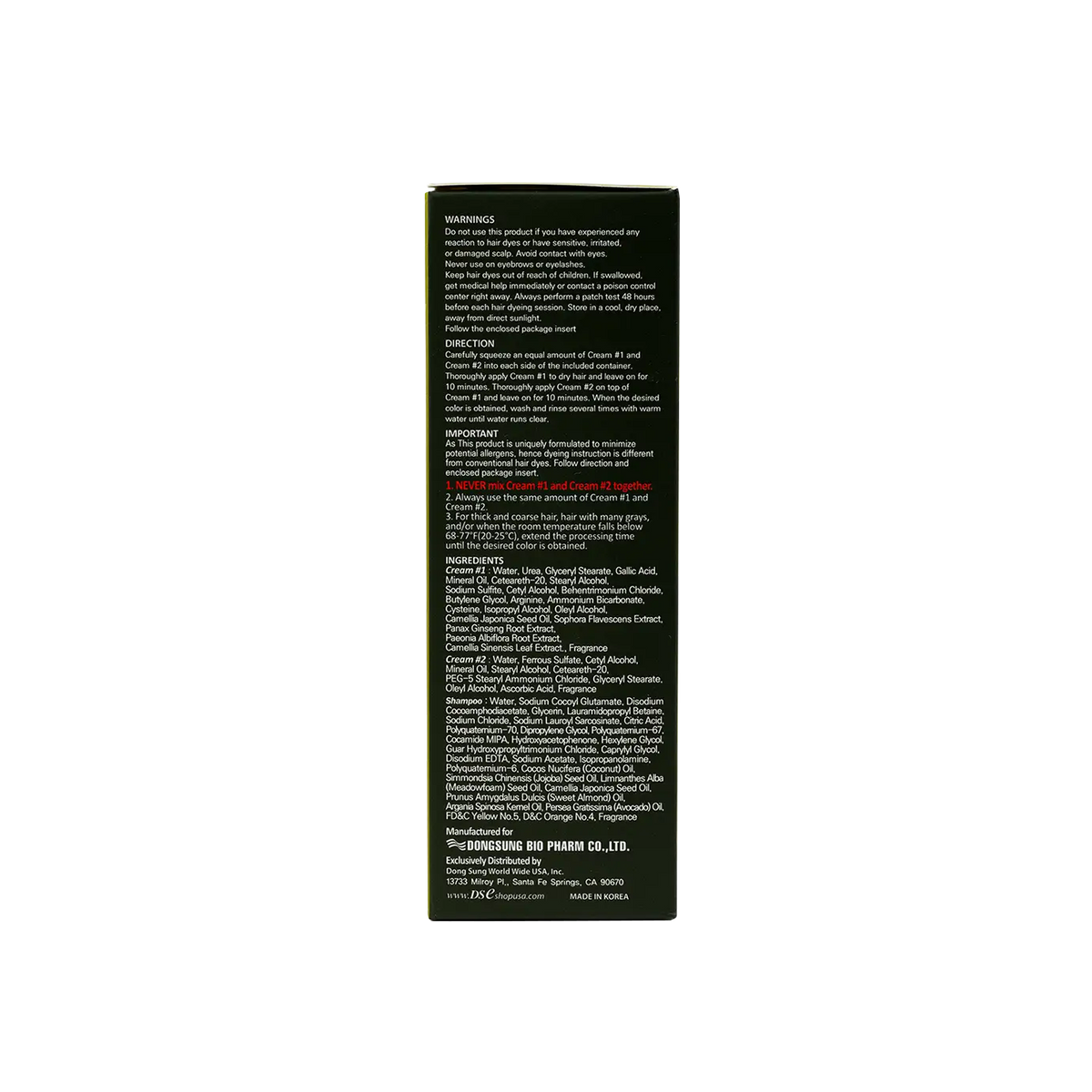 53778-Herb Speedy Hair Color Cream-Natural Black +1