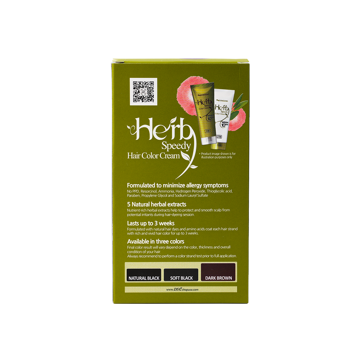 Herb Speedy Hair Color Cream-Dark Brown