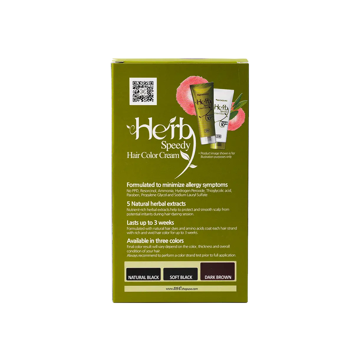 Herb Speedy Hair Color Cream-Dark Brown