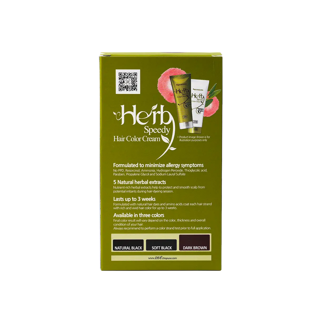 53780-Herb Speedy Hair Color Cream-Dark Brown +3