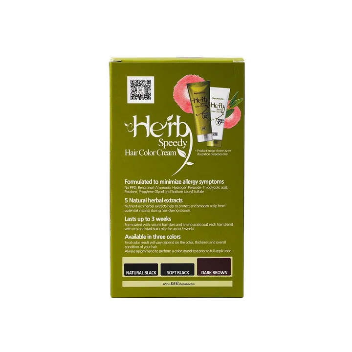 53780-Herb Speedy Hair Color Cream-Dark Brown +3