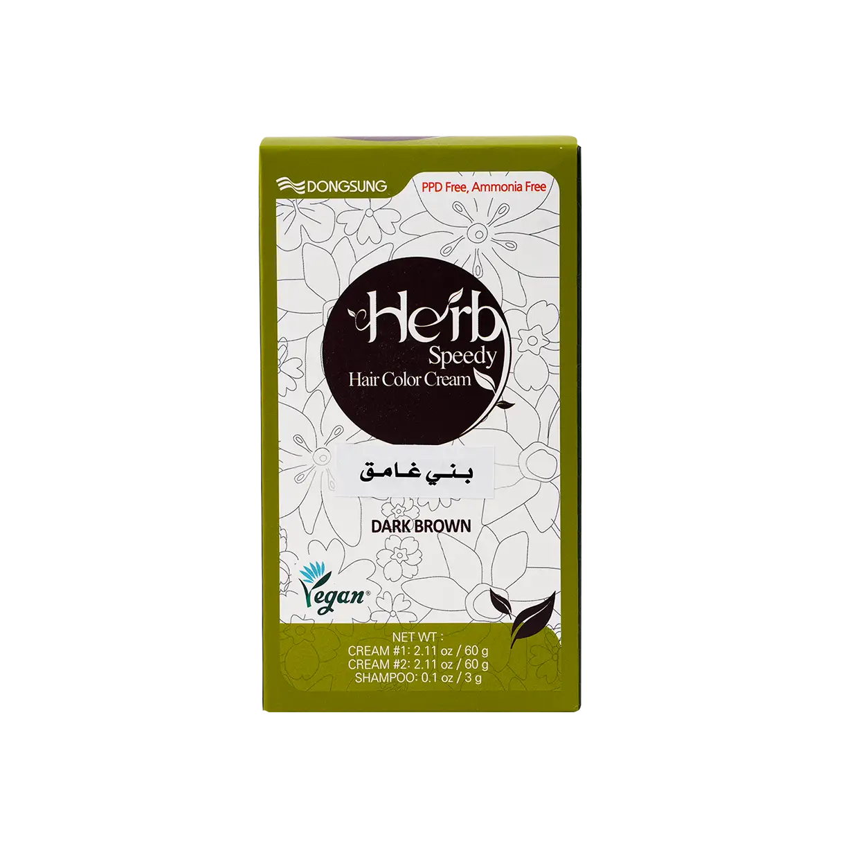 Herb Speedy Hair Color Cream-Dark Brown