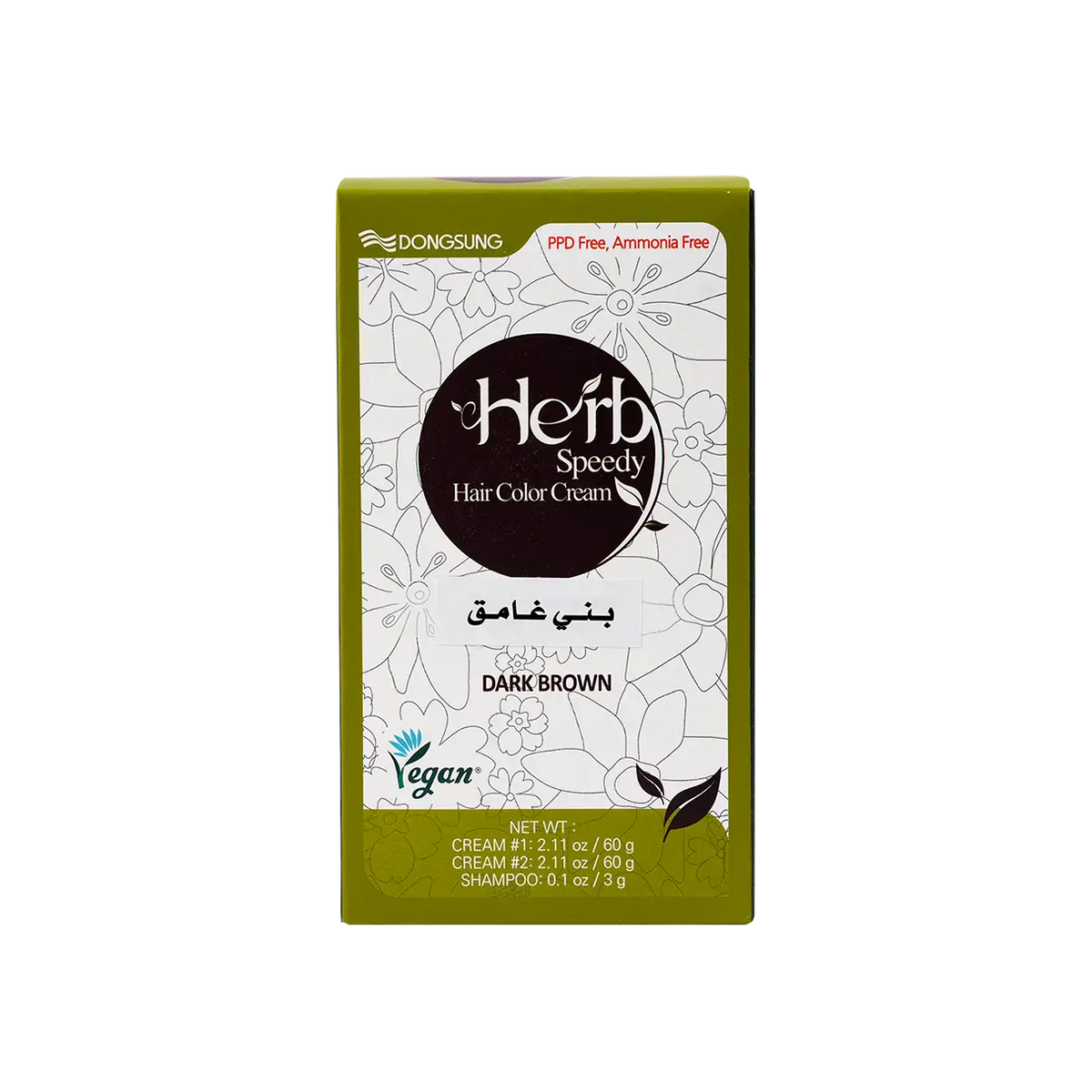53780-Herb Speedy Hair Color Cream-Dark Brown