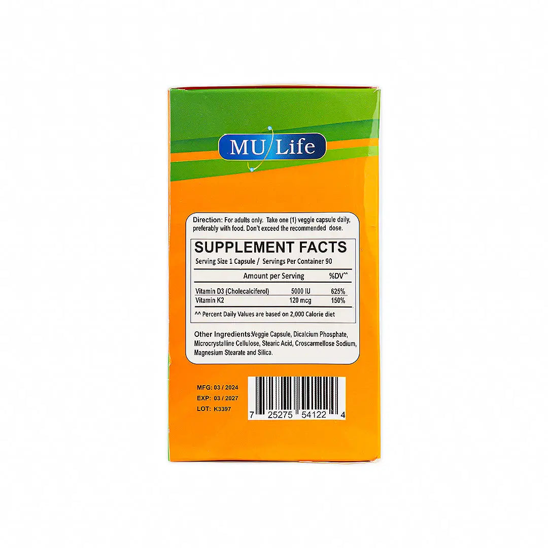 53786-Mu Life Signal D3 90 Veggies Capsules +6