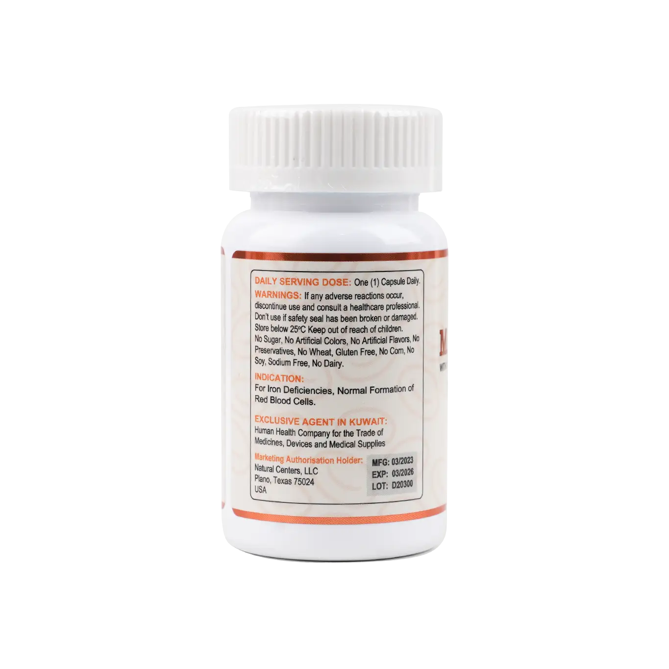 Mu Life Maxi Haem 30 Veggies Capsules