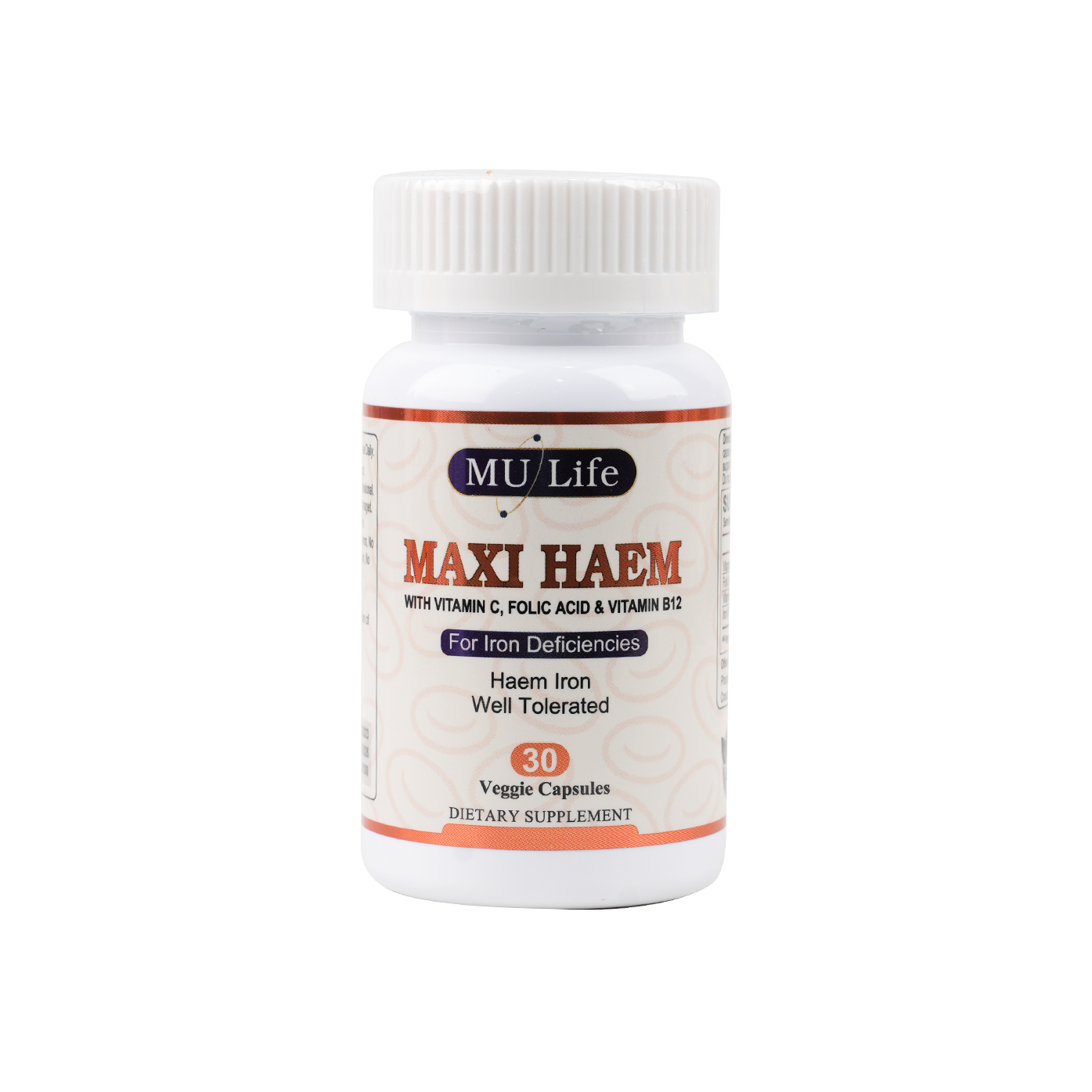 Mu Life Maxi Haem 30 Veggies Capsules