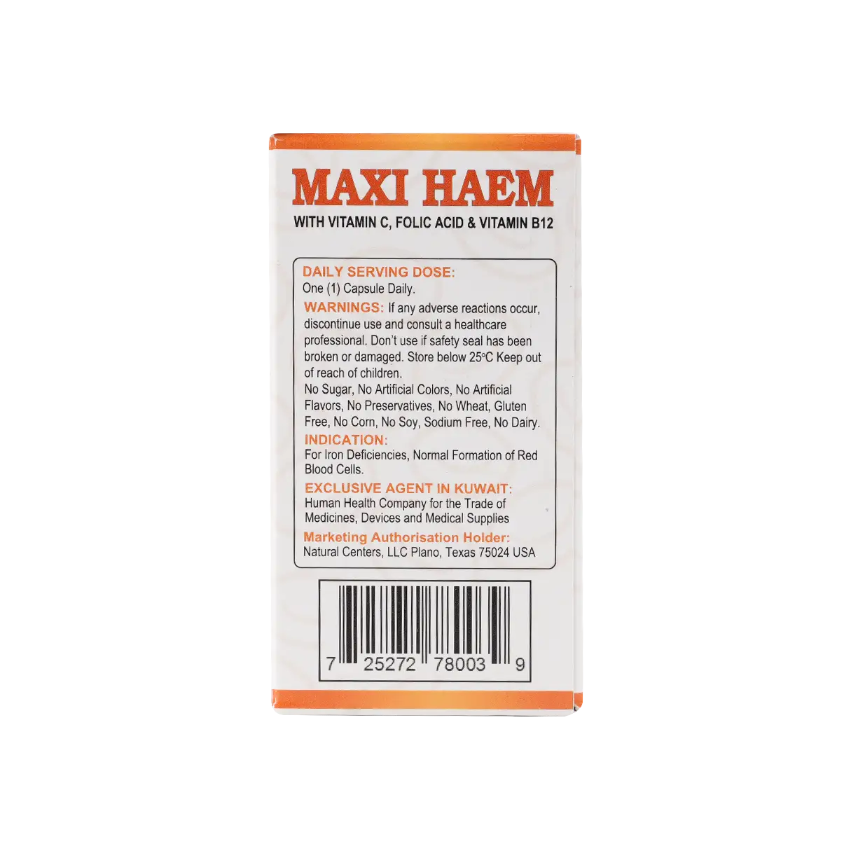Mu Life Maxi Haem 30 Veggies Capsules