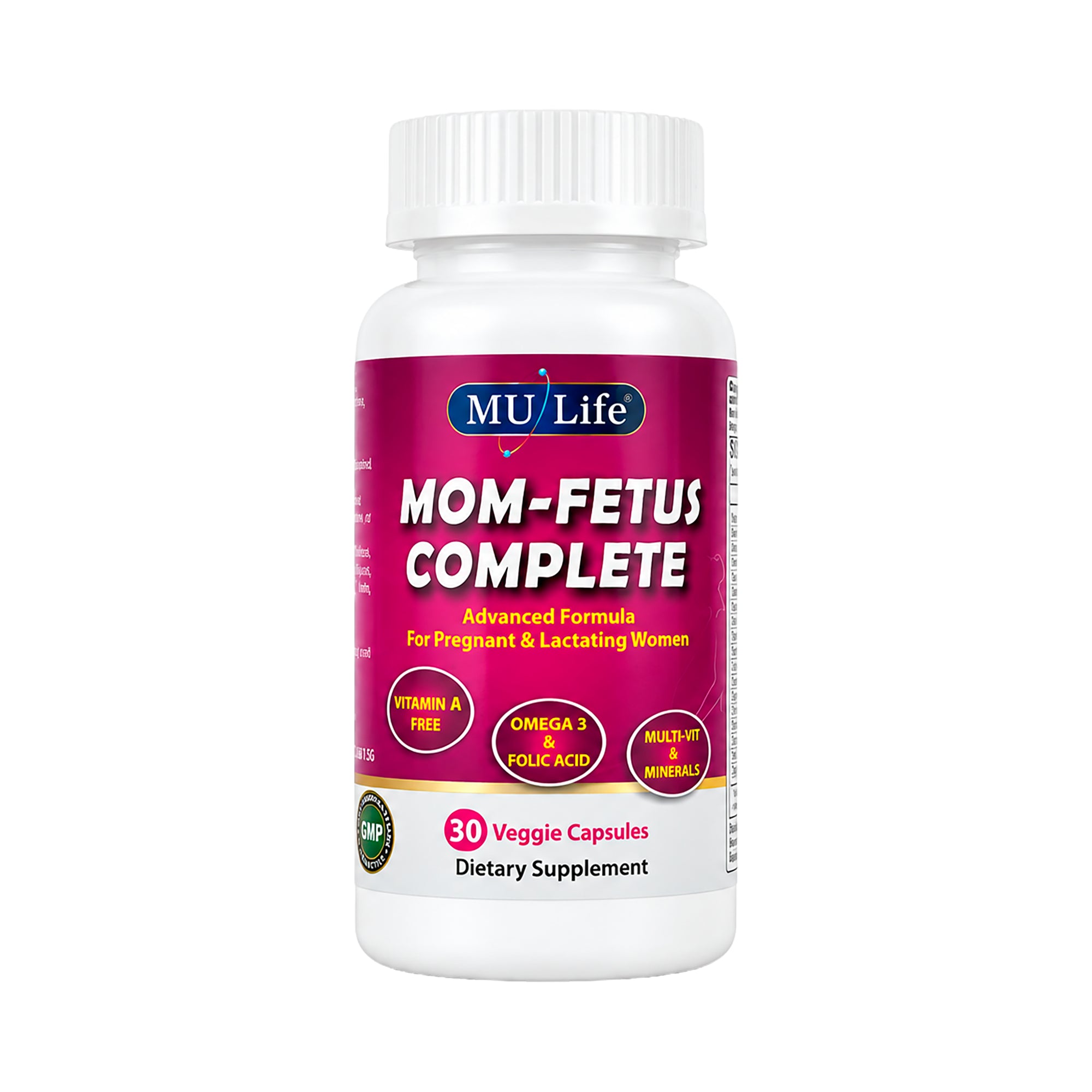53789-Mu Life Mom-Fetus Complete 30 Veggies Capsules +1
