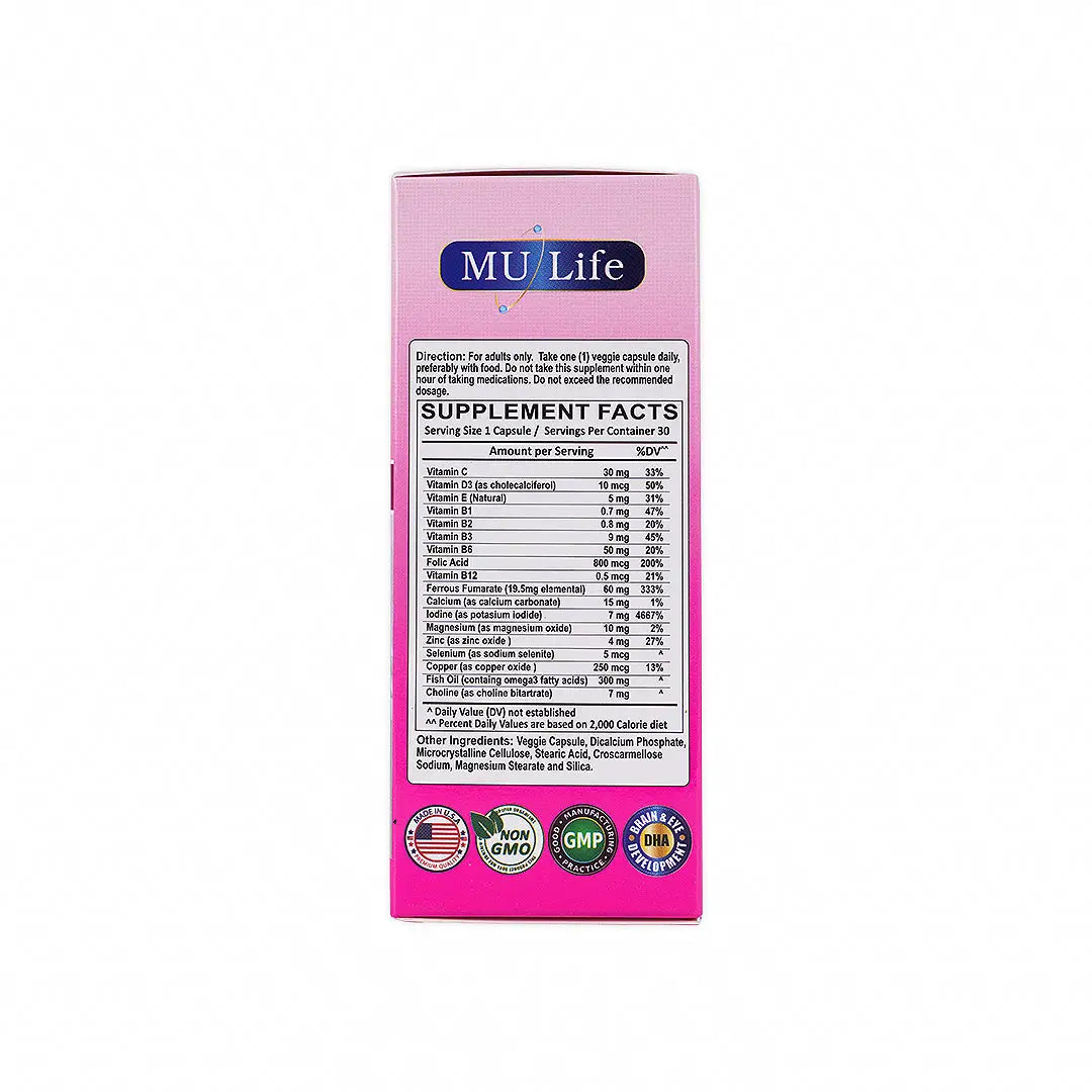 Mu Life Mom-Fetus Complete 30 Veggies Capsules