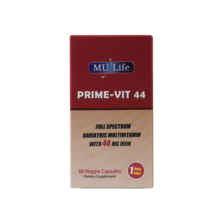 53790-Mu Life Prime-Vit 44mg Iron 30 Veggies Capsules +3