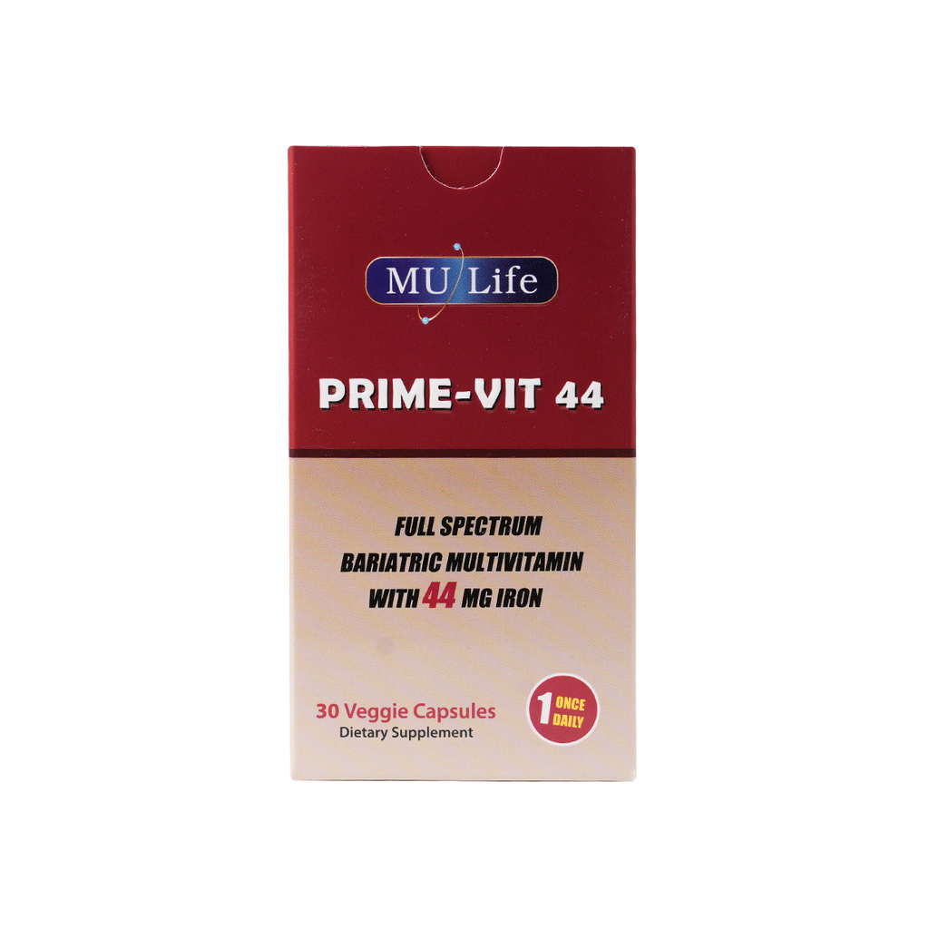 Mu Life Prime-Vit 44mg Iron 30 Veggies Capsules