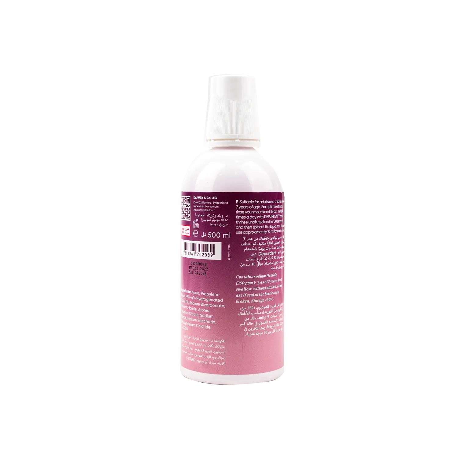 Wild Depurdent Clean & Polish Mouthwash 500ml