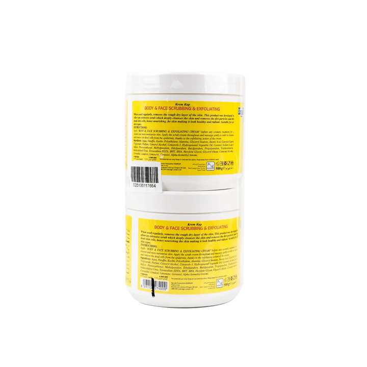 53799-Kremkap Exfoliating Face &amp; Body Scrub 500ml 1+1 Offer +2