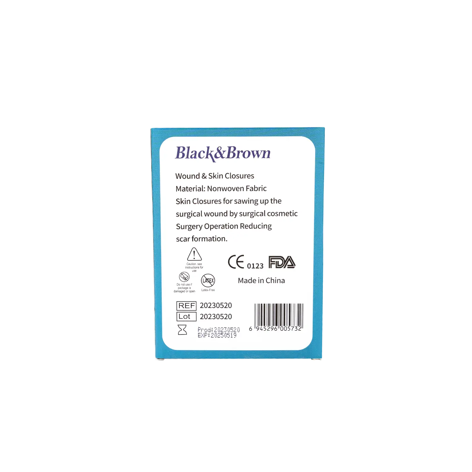 Black & Brown Steri-Strip 8pcs