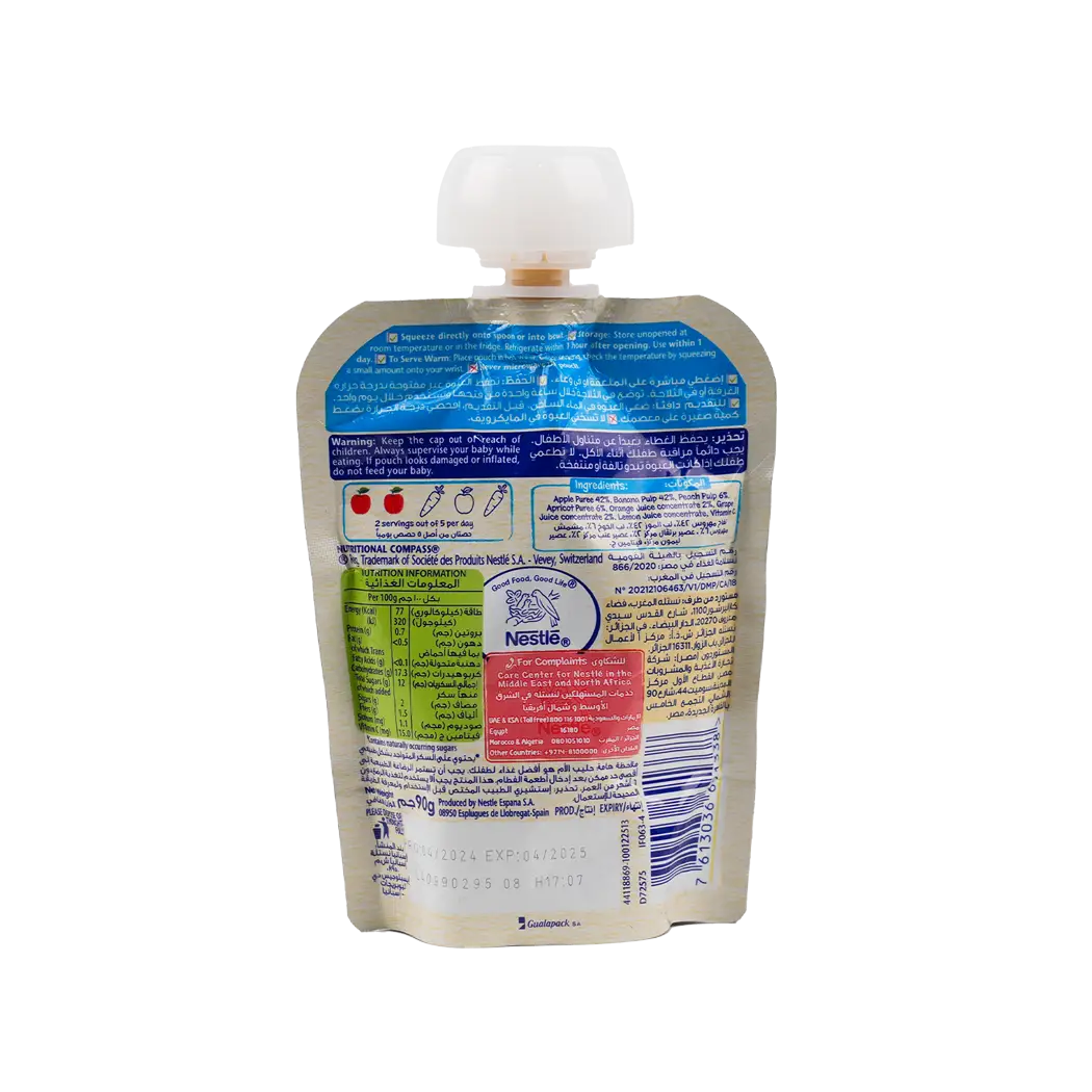 Nestle Cerelac From 6 Months 90G - 6 fruits