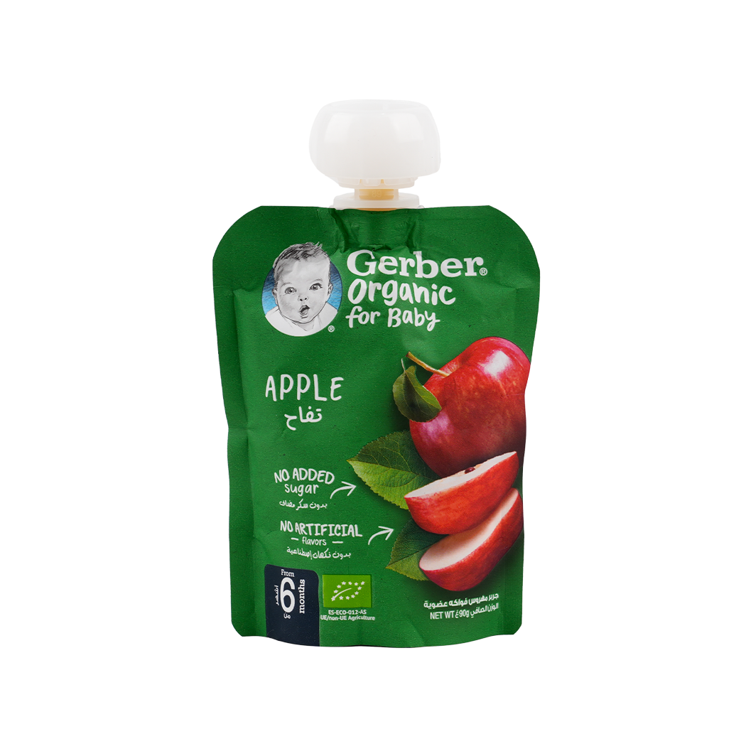 Gerber Organic For Baby From 6 Months 90g – Apple