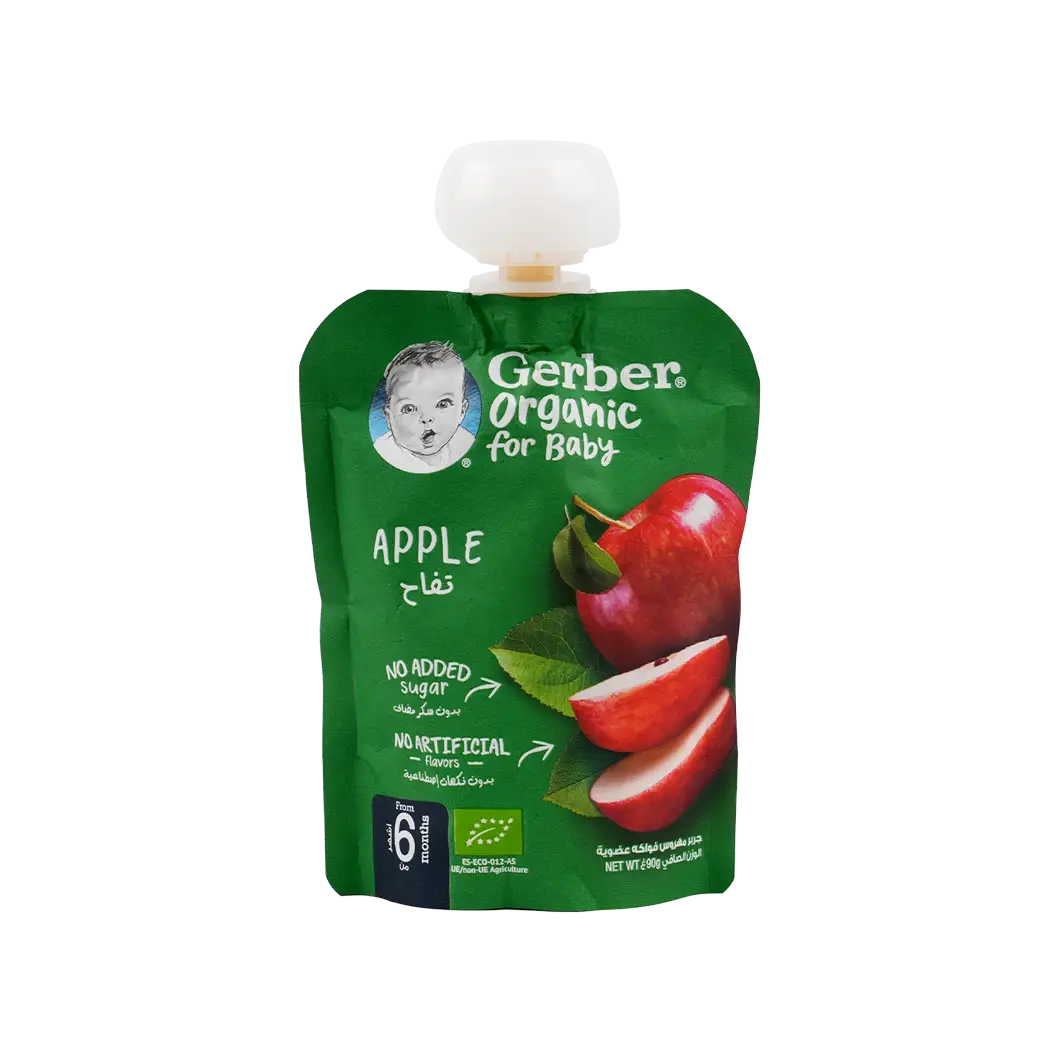Gerber Organic For Baby From 6 Months 90g â€“ Apple
