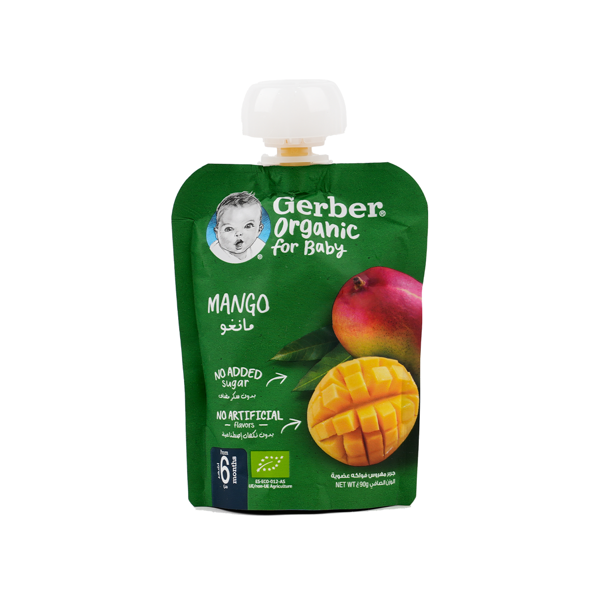 Gerber Organic For Baby From 6 Months 90g – Mango