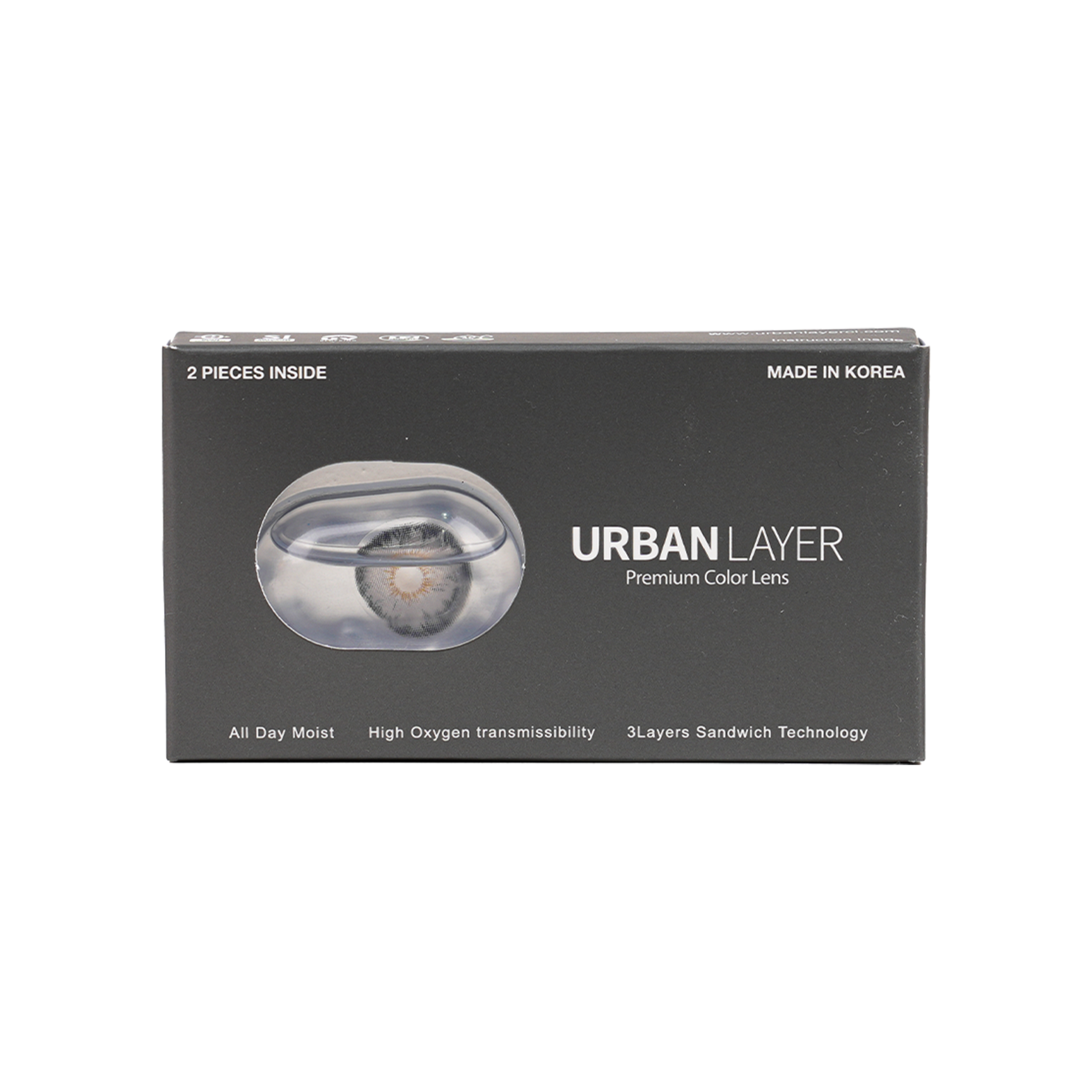 Urban Layer Yearly Lenses 2pcs-Siri Gray