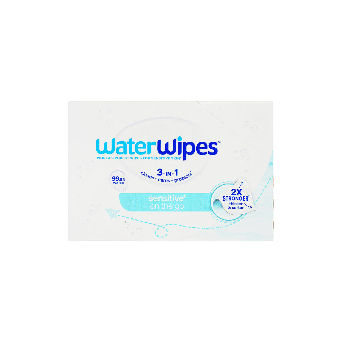 53832-Water Wipes On The Go 10 Packs X 10 Wipes - Carton